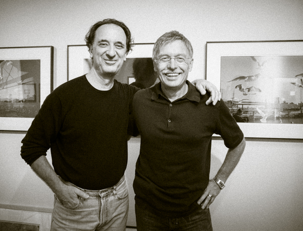 John Strazza and art collector Peter Klein